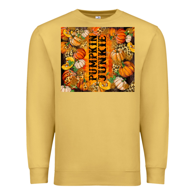 Pumpkin Junkie Premium Sweatshirt by RanaPortraitStore | Teevron