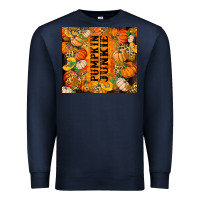 Navy Pumpkin Junkie Premium Sweatshirt - RanaPortraitStore