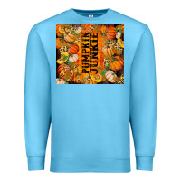 Ocean Blue Pumpkin Junkie Premium Sweatshirt - RanaPortraitStore