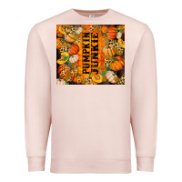 Pale Pink Pumpkin Junkie Premium Sweatshirt - RanaPortraitStore