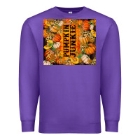 Purple Pumpkin Junkie Premium Sweatshirt - RanaPortraitStore