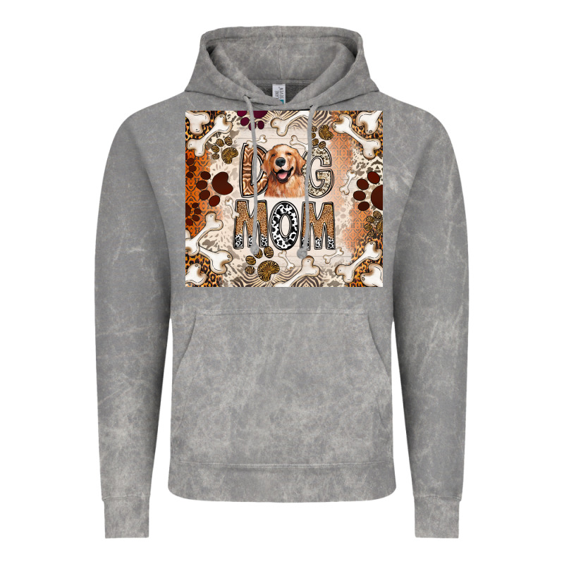 Dog Mom Vintage Hoodie by CowhideDigitalArt | Teevron