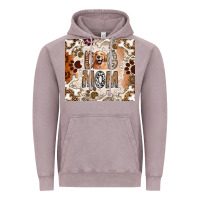 Vintage Zinc Dog Mom Vintage Hoodie - CowhideDigitalArt