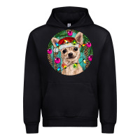 Black Christmas Chihuahua Urban Hoodie - RanaPortraitStore
