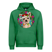 Emerald Christmas Chihuahua Urban Hoodie - RanaPortraitStore