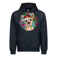 Navy Christmas Chihuahua Urban Hoodie - RanaPortraitStore