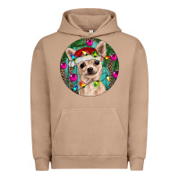 Pigment Burro Christmas Chihuahua Urban Hoodie - RanaPortraitStore