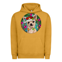 Pigment Peanut Butter Christmas Chihuahua Urban Hoodie - RanaPortraitStore