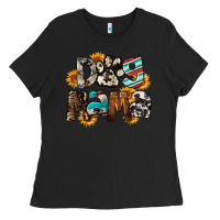 Black Dog Mama Mother's Day Ladies Tee - FaDigitalArtStudio