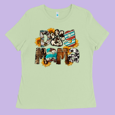 Dog Mama Mother's Day Ladies Tee Designed By Fadigitalartstudio
