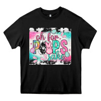 Black Oh for peeps sake with cowhide tumbler Easter Day Heavy Core Tee - HowdyJamesFarm