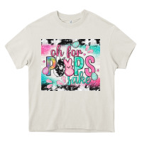 Cream Oh for peeps sake with cowhide tumbler Easter Day Heavy Core Tee - HowdyJamesFarm