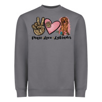 Storm peace love labrador Heavyweight Sweatshirt - JahusDesignShop