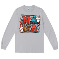 Moon Dust Baseball nana leopard frame Long Sleeve Tee - LillyAllenDesigns