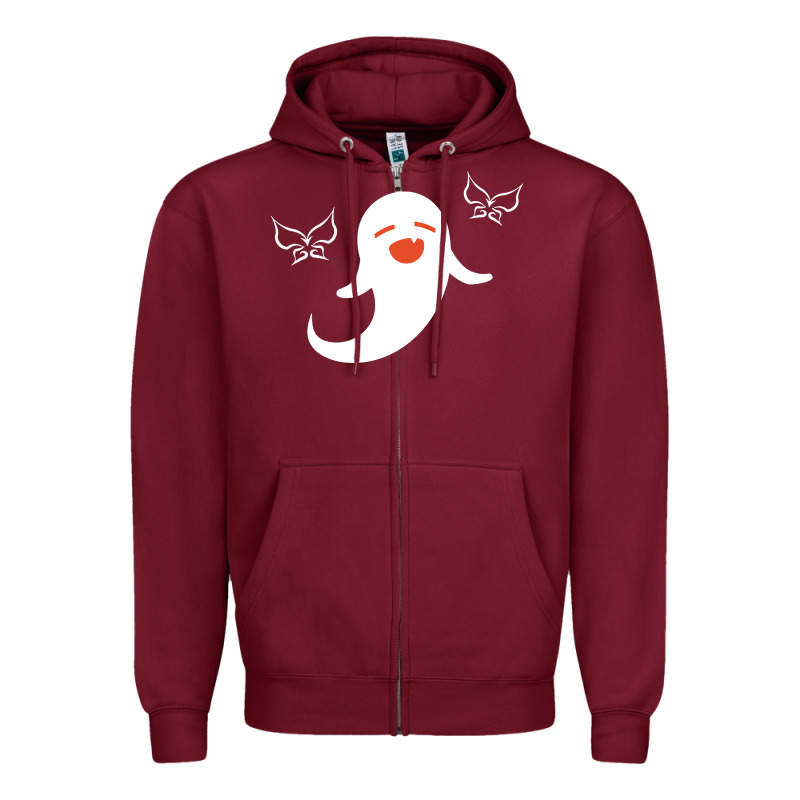 Genshin Impact Hu Tao  Spirit Ghost Art Lightweight Zipper Hoodie by DesigneFamous | Teevron