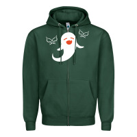 Sports Green genshin impact hu tao  spirit ghost art lightweight Zipper Hoodie - DesigneFamous