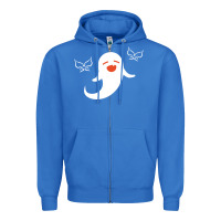 True Royal genshin impact hu tao  spirit ghost art lightweight Zipper Hoodie - DesigneFamous
