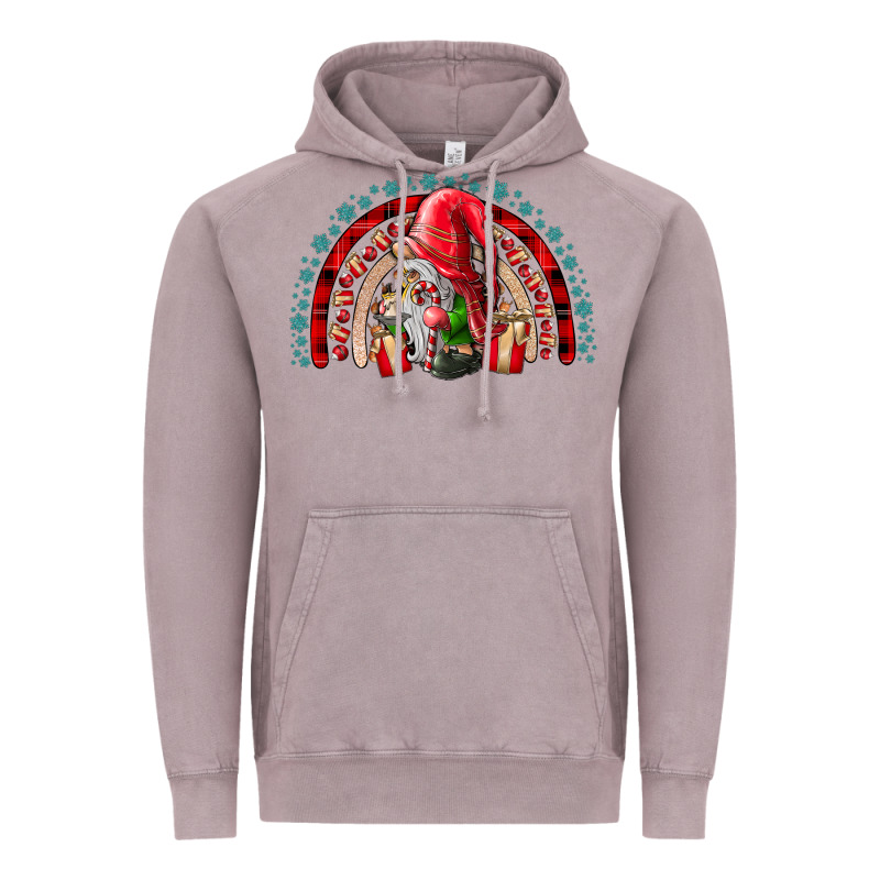 Christmas Gnome Vintage Hoodie by CowhideDigitalArt | Teevron