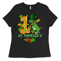 Black my first st. patricks day Ladies Tee - FaDigitalArtStudio