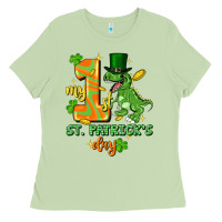 Matcha my first st. patricks day Ladies Tee - FaDigitalArtStudio