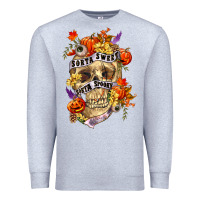 Heather Grey Sorta sweet sorta spooky Premium Sweatshirt - RanaPortraitStore