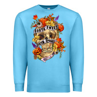 Ocean Blue Sorta sweet sorta spooky Premium Sweatshirt - RanaPortraitStore