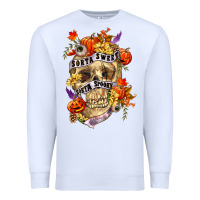White Sorta sweet sorta spooky Premium Sweatshirt - RanaPortraitStore