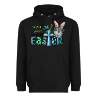 Black My First Easter Bunny Boy Heavyweight Hoodie - RanaPortraitStore