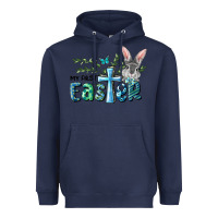 Navy My First Easter Bunny Boy Heavyweight Hoodie - RanaPortraitStore