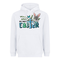 White My First Easter Bunny Boy Heavyweight Hoodie - RanaPortraitStore