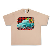 Burro Tis The Season Christmas Truck Urban Heavy Tee - FaDigitalArtStudio