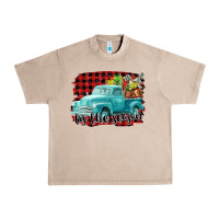 French Oak Tis The Season Christmas Truck Urban Heavy Tee - FaDigitalArtStudio
