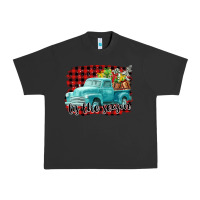 Pigment Black Tis The Season Christmas Truck Urban Heavy Tee - FaDigitalArtStudio