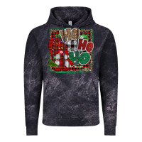 Cloud Black Ho Ho Ho Gnomes Vintage Hoodie - CowhideDigitalArt