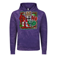 Cloud Purple Ho Ho Ho Gnomes Vintage Hoodie - CowhideDigitalArt