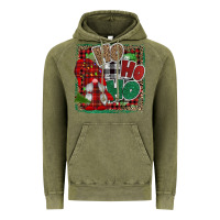 Vintage Olive Ho Ho Ho Gnomes Vintage Hoodie - CowhideDigitalArt