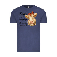 Vintage Denim heifer's be trippin' charolais cow Vintage Tee - RanaPortraitStore