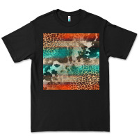 Black Leopard Cowhide Pattern Premium Tee - CowCowDesign
