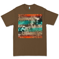 Cacao Leopard Cowhide Pattern Premium Tee - CowCowDesign