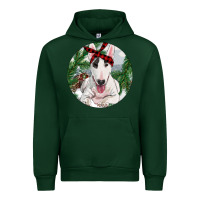 Forest Green Bull Terrier And Farm Urban Hoodie - RanaPortraitStore