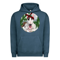 Pigment Midnight Navy Bull Terrier And Farm Urban Hoodie - RanaPortraitStore