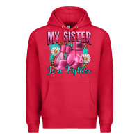 Cardinal Breast Cancer My Sister Is A Fighter Premium Hoodie - Artiststas