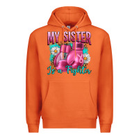 Carrot Breast Cancer My Sister Is A Fighter Premium Hoodie - Artiststas