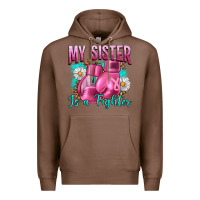 Chestnut Breast Cancer My Sister Is A Fighter Premium Hoodie - Artiststas