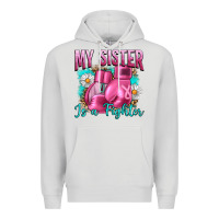 Dove Grey Breast Cancer My Sister Is A Fighter Premium Hoodie - Artiststas