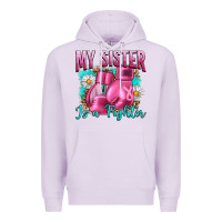 Lilac Breast Cancer My Sister Is A Fighter Premium Hoodie - Artiststas