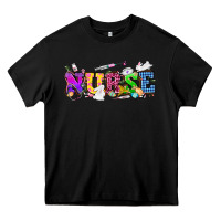 Black Easter nurse Easter Day Heavy Core Tee - HowdyJamesFarm