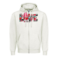 Gnome Love Zipper Hoodie | Teevron