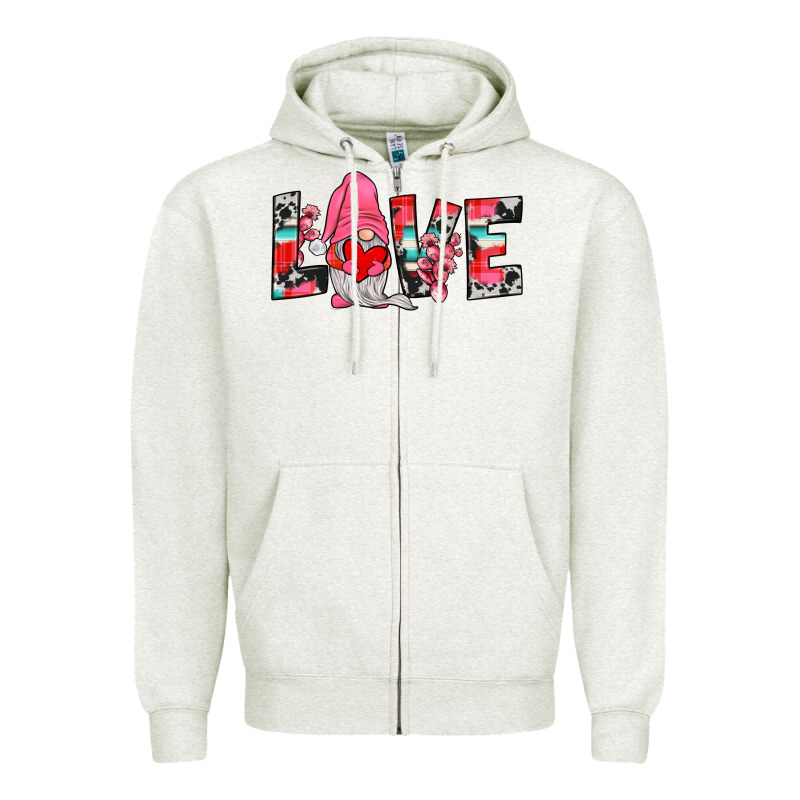 Gnome Love Zipper Hoodie by JahusDesignShop | Teevron