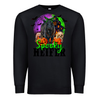 Black spooky heifer black angus Premium Sweatshirt - RanaPortraitStore